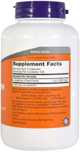 NOW L-Arginine 500 мг 100 капс NOW L-Arginine 500 мг 100 капс