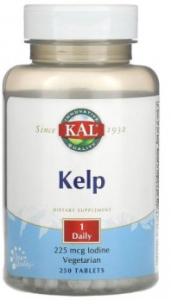 KAL Kelp Iodine 225 мкг 250 табл