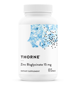 Thorne Research Zinc Bisglycinate 15 мг 60 капс