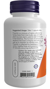 NOW Propolis 1500 100 капс
