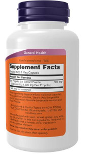 NOW Propolis 1500 100 капс