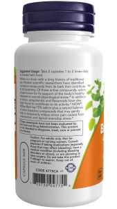 NOW Willow Bark Extract 400 мг 100 вег капс NOW Willow Bark Extract 400 мг 100 вег капс