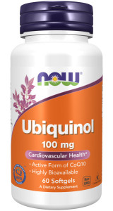 NOW Ubiquinol 100 mg 60 капс NOW Ubiquinol 100 mg 60 капс