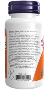 NOW Ubiquinol 100 mg 60 капс NOW Ubiquinol 100 mg 60 капс