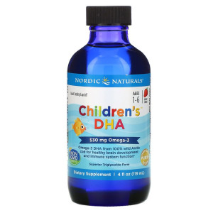 Nordic Naturals Childrens DHA 530 мг 119 мл Nordic Naturals Childrens DHA 530 мг 119 мл