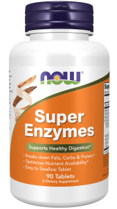 NOW Super Enzymes tab 90 табл