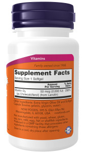 NOW Vitamin D3 2000 240 капс NOW Vitamin D3 2000 240 капс