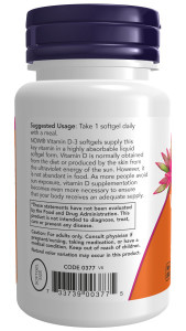 NOW Vitamin D3 2000 240 капс NOW Vitamin D3 2000 240 капс