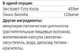 GeneticLab Ginkgo Biloba 60 капс