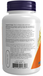 NOW Super Omega 3-6-9 1200 mg 90 капс NOW Super Omega 3-6-9 1200 mg 90 капс