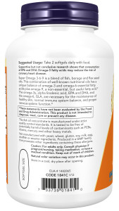 NOW Super Omega 3-6-9 1200 mg 180 капс NOW Super Omega 3-6-9 1200 mg 180 капс