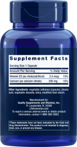 Life Extension Calcium Citrate with Vit D 200 капс