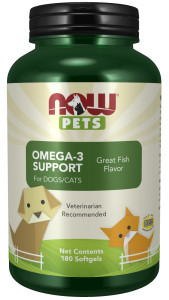 NOW PETS Omega-3 180 softgels NOW PETS Omega-3 180 softgels
