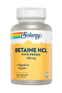 Solaray Betaine HCI 250 мг 180 капс Solaray Betaine HCI 250 мг 180 капс