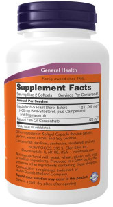 NOW Beta-Sitosterol Plant 90 софтг капс NOW Beta-Sitosterol Plant 90 софтг капс