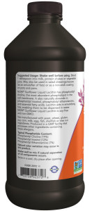 NOW Sunflower Liquid Lecithin 473 мл NOW Sunflower Liquid Lecithin 473 мл