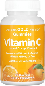 California GOLD Nutrition Vitamin C 90 жев табл