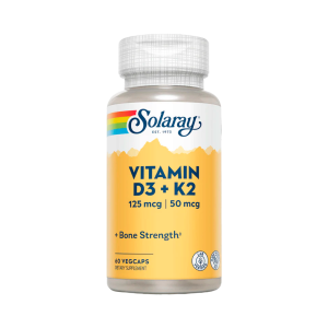 Solaray Vitamin D3 5000 + K2 50 мкг 60 капс