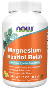 NOW Magnesium Inositol Relax Powder 454 гр
