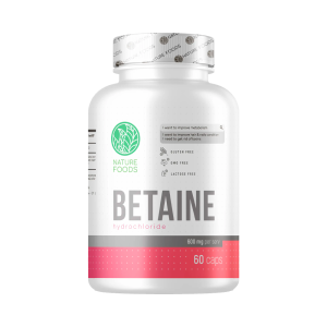 Nature Foods Betaine Hydrochloride 600 мг 60 капс