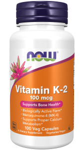 NOW Vitamin K-2 100 mcg 100 капс