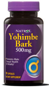 Natrol Yohimbe Bark 500 мг 90 капс