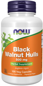 NOW Black Walnut Hulls 500 мг 100 капс NOW Black Walnut Hulls 500 мг 100 капс
