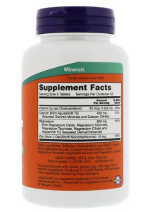 NOW Magnesium & Calcium 2:1 Ratio 100 табл