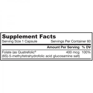 Jarrow Formulas MethylFolate 400 мг 60 капс Jarrow Formulas MethylFolate 400 мг 60 капс