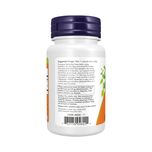 NOW Butterbur Ext 75 мг 60 вег капс