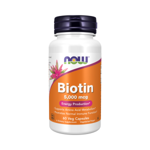 NOW Biotin 5000 мкг 60 капс