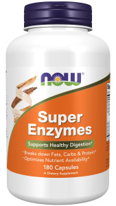 NOW Super Enzymes caps 180 капс