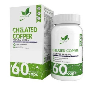 NaturalSupp Chelated Copper 60капс NaturalSupp Chelated Copper 60капс