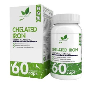 NaturalSupp Chelated Iron 60 капс