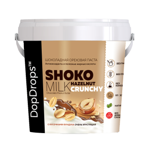 DopDrops Ореховая Паста Шоко Милк Пинат Хазельнат Хрустящая 1 000 гр