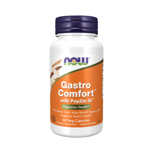 NOW Gastro Comfort With Pepzin Gi 60 капс NOW Gastro Comfort With Pepzin Gi 60 капс