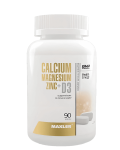 Maxler Calcium + Zinc + Magnesium + D3 90 табл