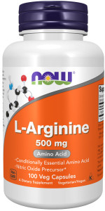 NOW L-Arginine 500 мг 100 капс NOW L-Arginine 500 мг 100 капс