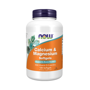 NOW Calcium & Magnesium + D 120 софтг