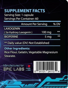 Epic Labs Natural Anabolic Laxogenin 60 капс Epic Labs Natural Anabolic Laxogenin 60 капс