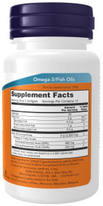 NOW Omega-3 1000 мг (30%) 30 капс NOW Omega-3 1000 мг (30%) 30 капс