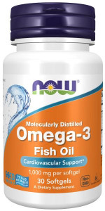 NOW Omega-3 1000 мг (30%) 30 капс NOW Omega-3 1000 мг (30%) 30 капс