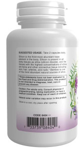 NOW Bamboo Silica Beauty 90 капс