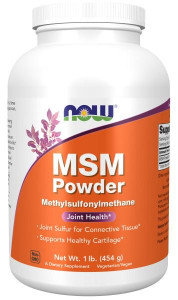 NOW MSM Pure Powder 454 гр