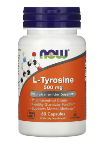NOW L-Tyrosine 500 mg 120 капс NOW L-Tyrosine 500 mg 120 капс