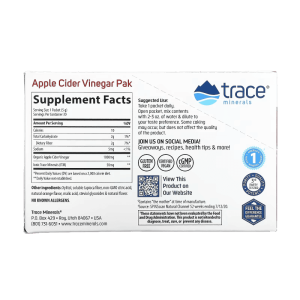 Trace Minerals Apple Cider Vinegar Pak 1000 мг 30 пак