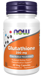 NOW Glutathione 250 мг 60 капс