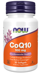 NOW CoQ10 100 мг 50 капс NOW CoQ10 100 мг 50 капс