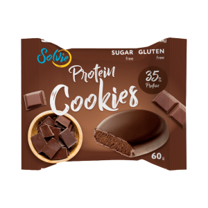 Solvie Protein cookies глазированное молочным шоколадом 60 гр
