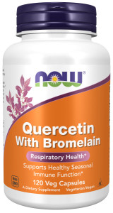NOW Quercetin with Bromelain 120 капс